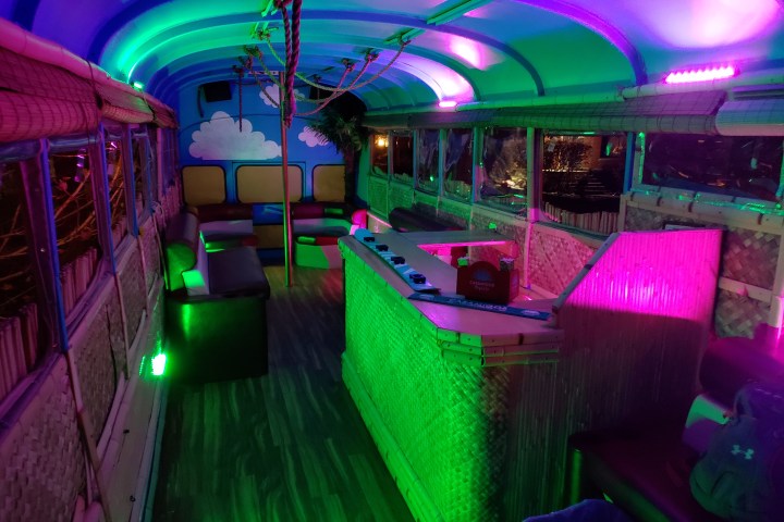 Tiki Turtle Interior with lights